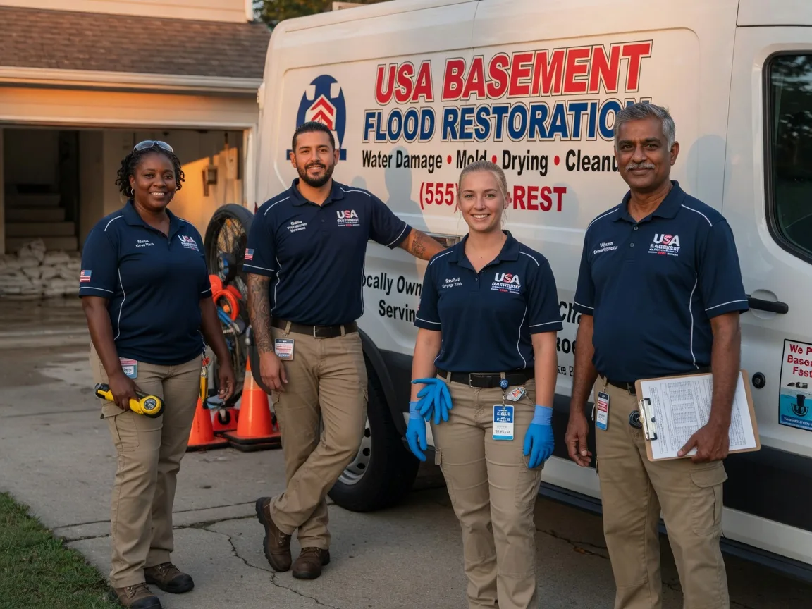 Basement Flood Cleanup company in New Plymouth, OH