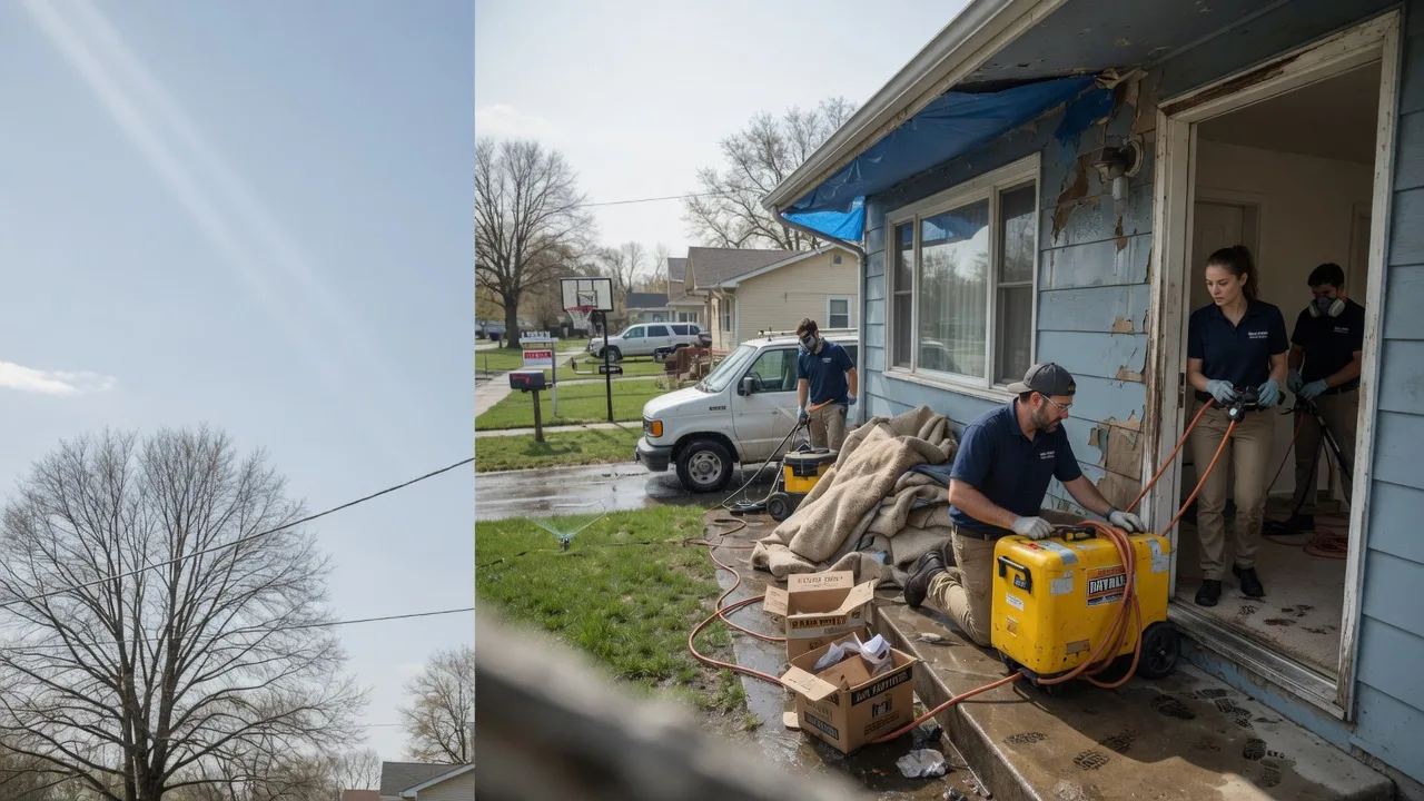 Basement Flood Cleanup in New Plymouth, OH near me